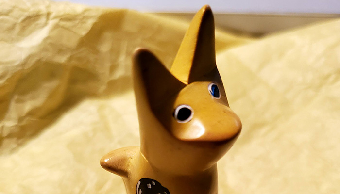 small carved statue