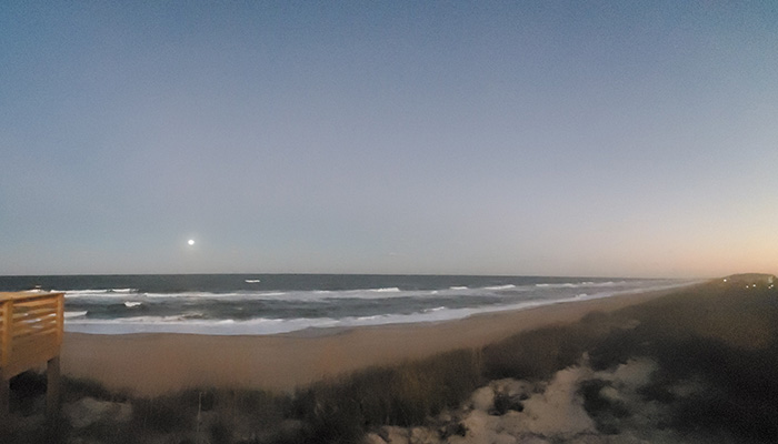 view of the ocean at Duck, NC